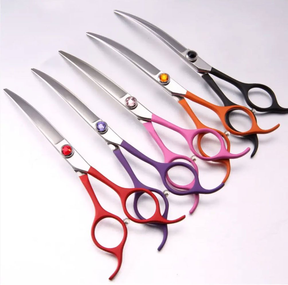Mink 6.5 inch curved Asian Fusion grooming shears